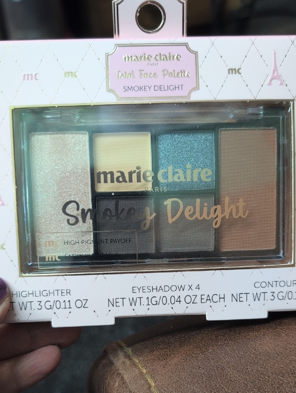 maire Claire Smokey Delight Total Face  Palette - Blue & Brown